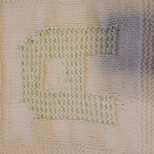 SOLD! New handmade knit baby blanket